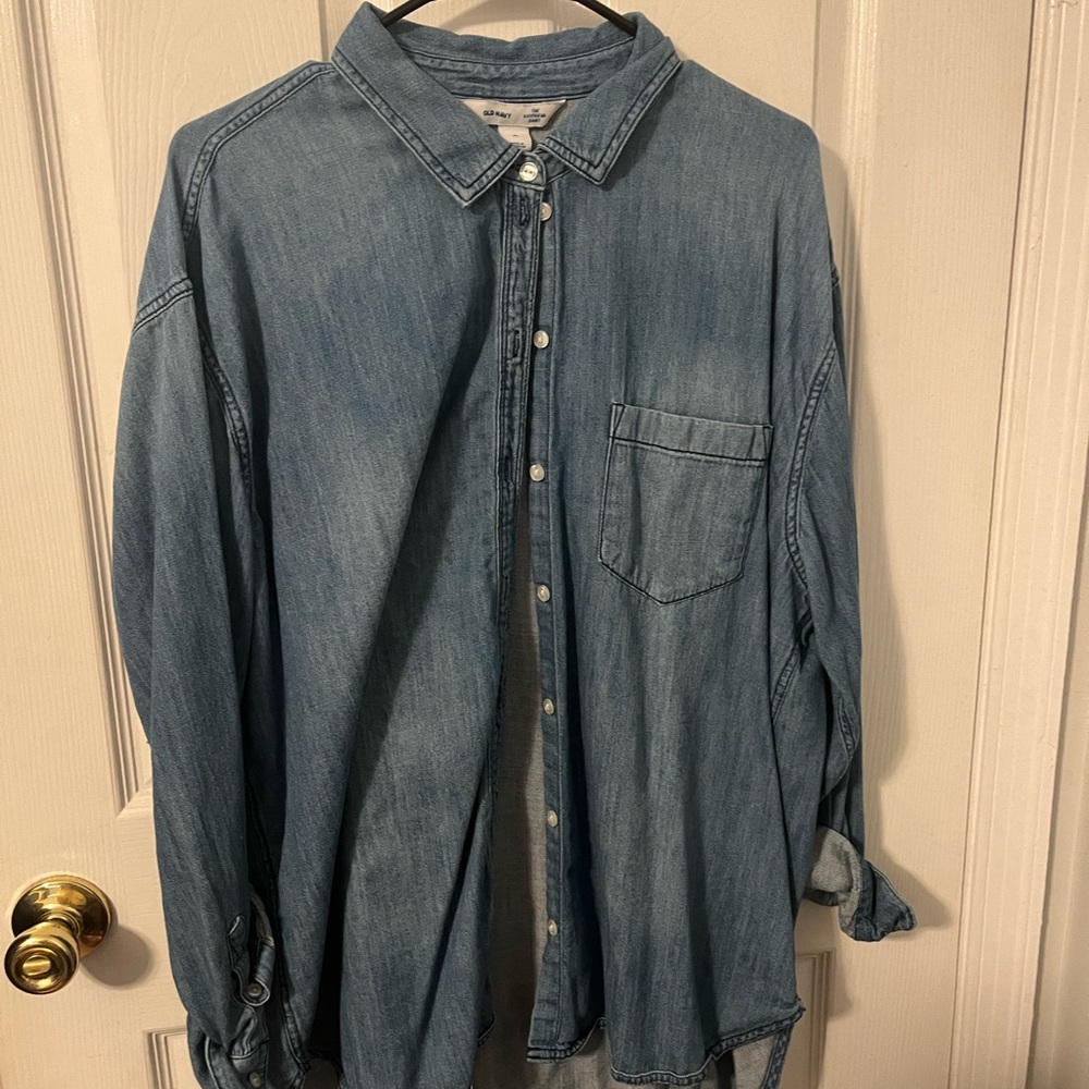 Women's Blue Denim Shirt